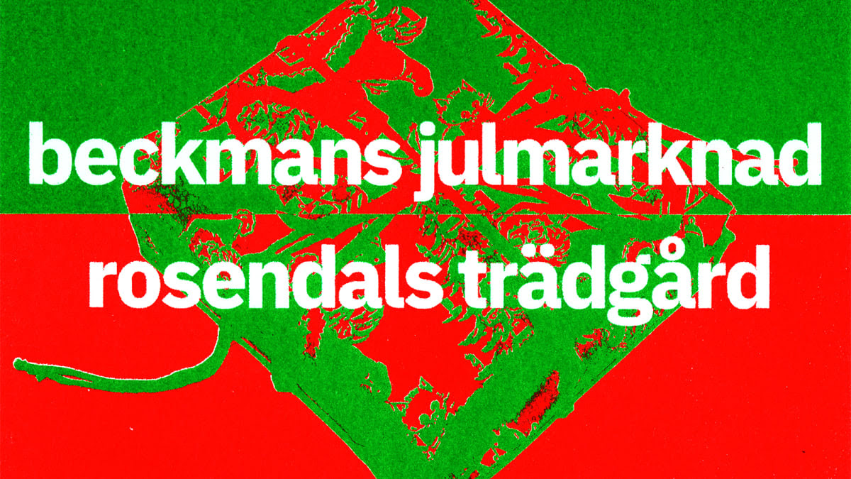 Beckmans julmarknad x Rosendals trädgård 11-12 december